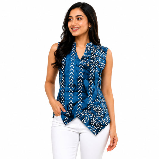 Angrakha Fusion WaistCoat Top