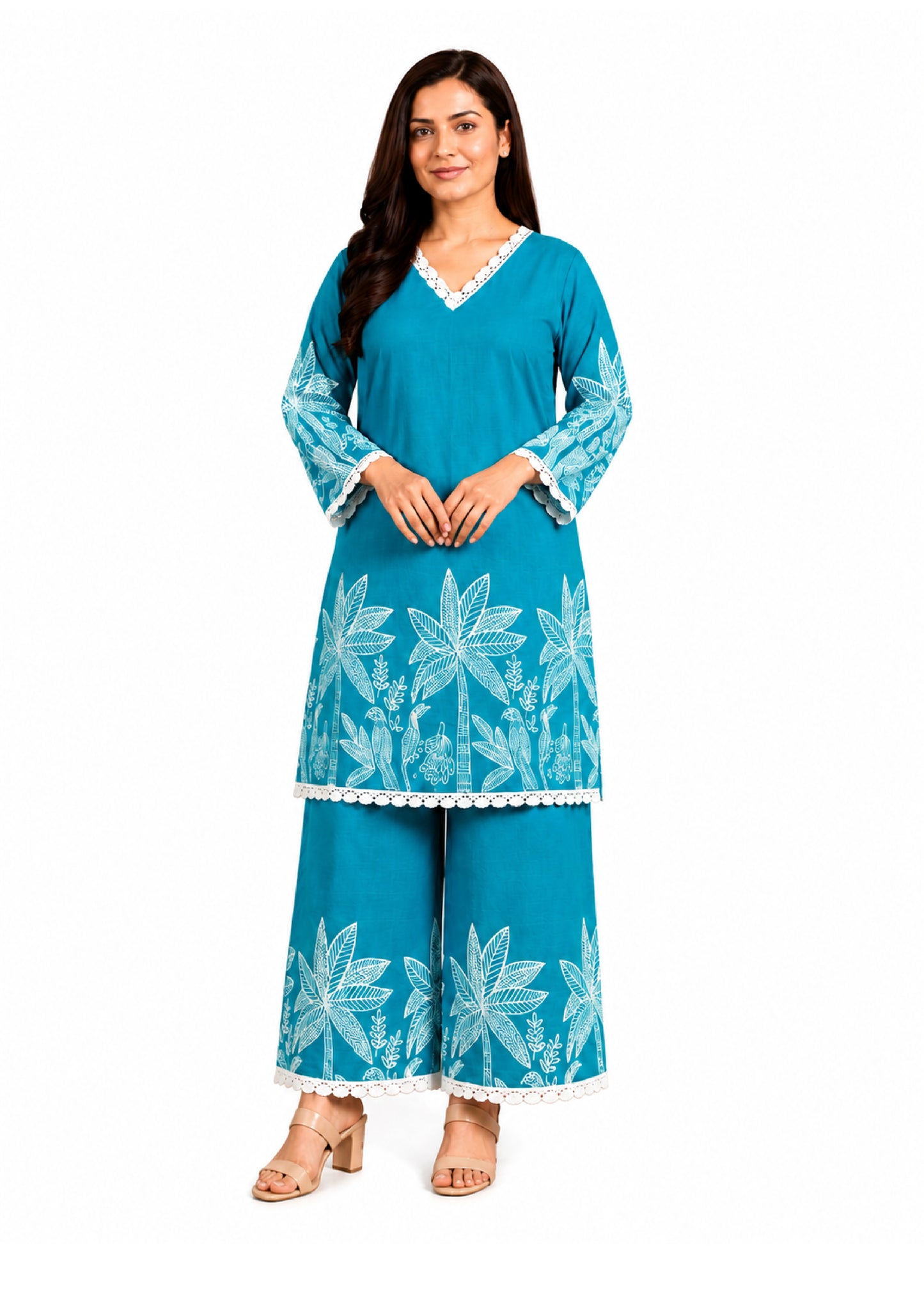 Cerulean Palm Co-ord Set